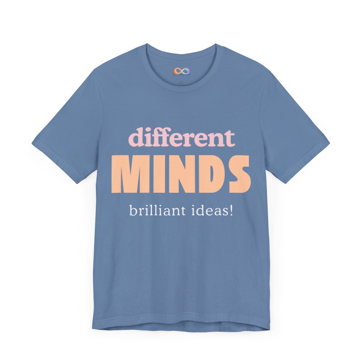Different Minds- Brilliant Ideas Tee: Unisex Jersey Short Sleeve Shirt