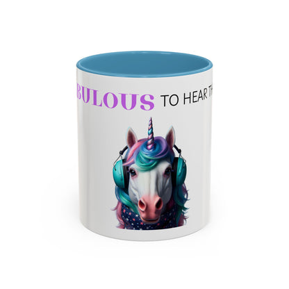 Unicorn Ear Defender Mug – Colourful Ceramic Cup for Sensory-Friendly Joy
