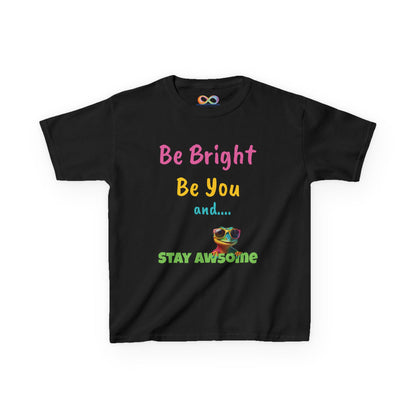 Be Bright Kids Tee – Colourful Cotton Shirt for Everyday Joy