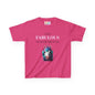 Girls Unicorn Ear Defender Tee – Colourful Cotton T-Shirt for Neurodivergent Joy
