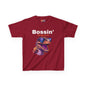 Dinosaur Boss Tee – Colourful Kids Cotton Shirt