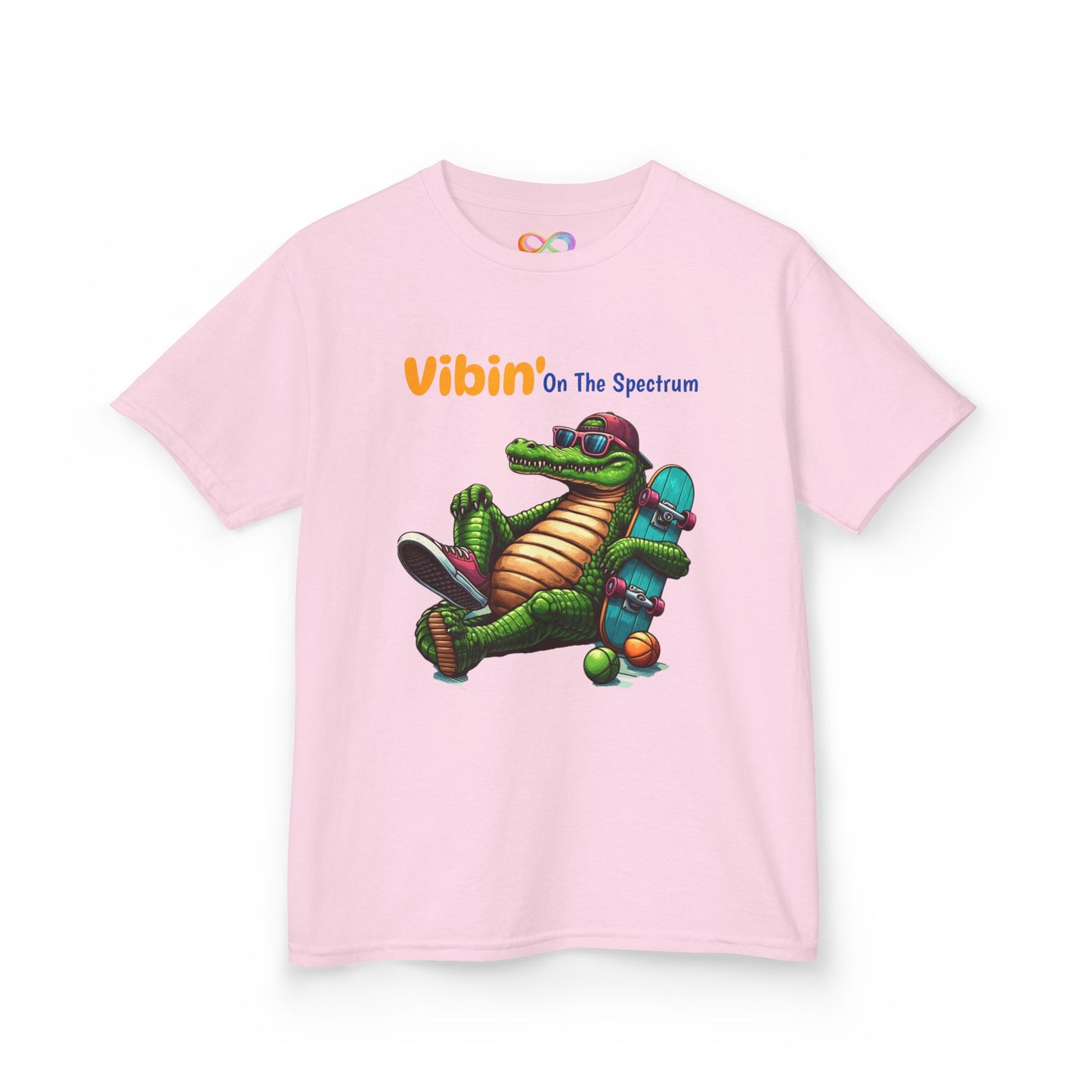 Vibin’ Kids Tee – Colourful Cotton T-Shirt for Neurodivergent Joy