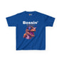 Dinosaur Boss Tee – Colourful Kids Cotton Shirt