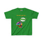 Dino Ear Defender Kids Tee – Sensory-Friendly Cotton T-Shirt for Expressive Style