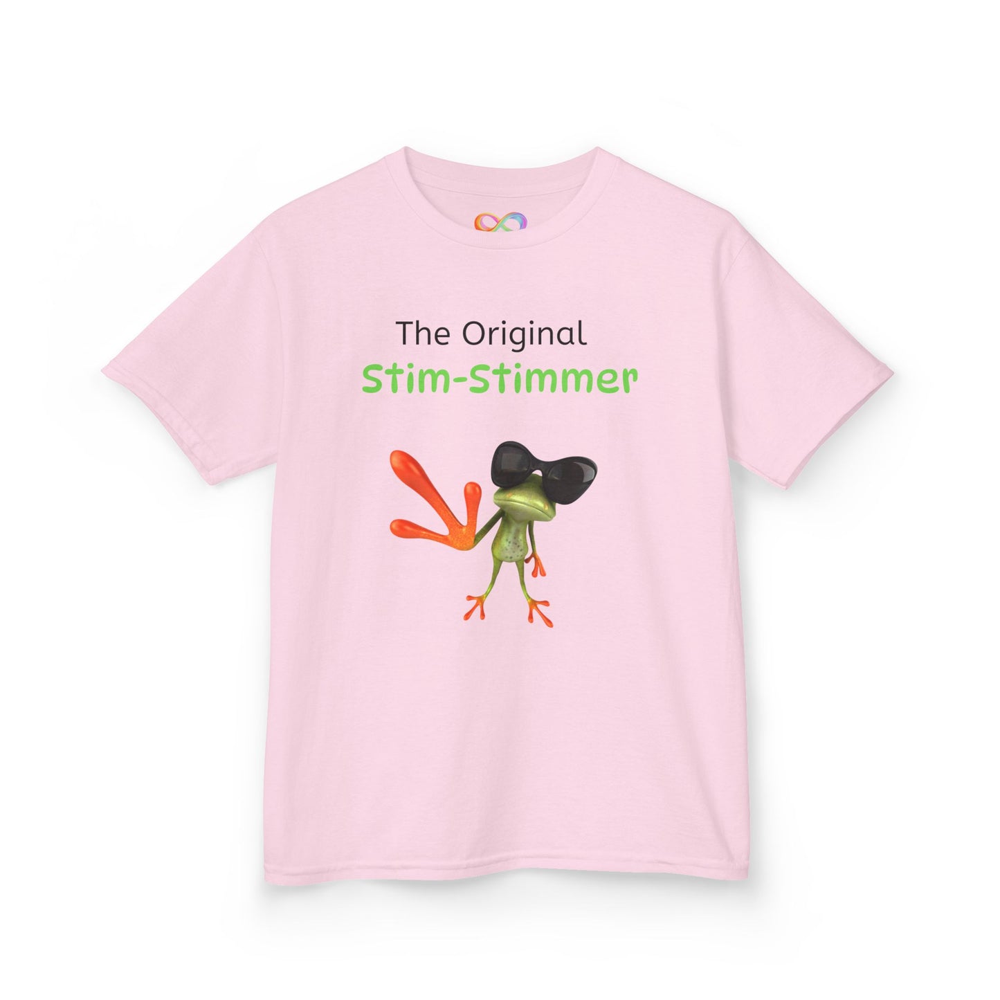 Stim-Stimmer Kids Tee – Colourful Cotton T-Shirt for Neurodivergent Joy