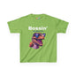 Dinosaur Boss Tee – Colourful Kids Cotton Shirt