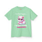 Girls Llama Tee – Colourful Cotton T-Shirt Celebrating Neurodivergent Energy & Style