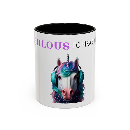 Unicorn Ear Defender Mug – Colourful Ceramic Cup for Sensory-Friendly Joy