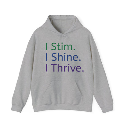 Empowerment Unisex Hoodie – Cosy Cotton Sweatshirt for Neurodivergent Joy