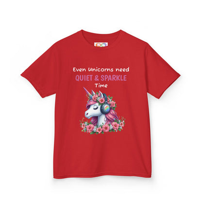 Unicorn Kids Tee – Colourful Cotton T-Shirt Celebrating Quiet Strength & Neurodivergent Joy