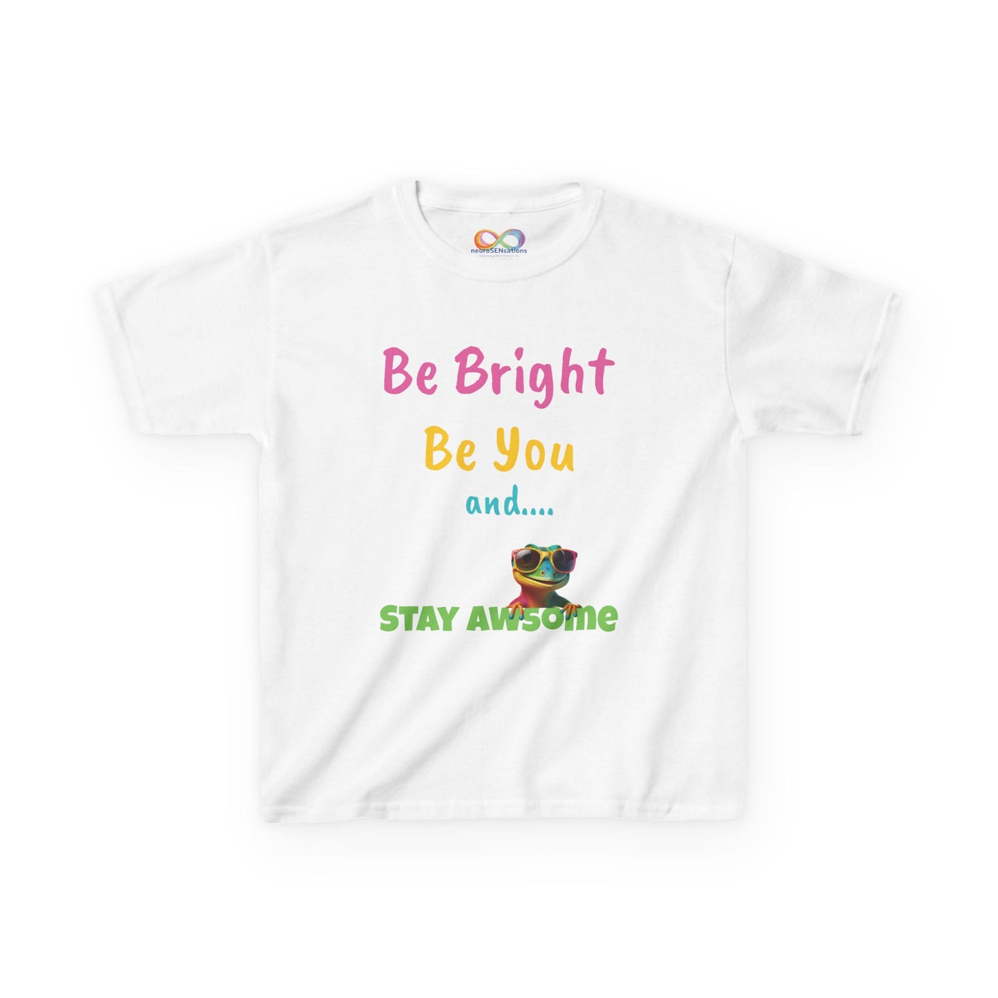 Be Bright Kids Tee – Colourful Cotton Shirt for Everyday Joy