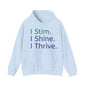 Empowerment Unisex Hoodie – Cosy Cotton Sweatshirt for Neurodivergent Joy