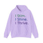 Empowerment Unisex Hoodie – Cosy Cotton Sweatshirt for Neurodivergent Joy