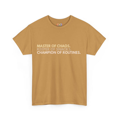 Master of Chaos Tee – Unisex Cotton Statement Shirt