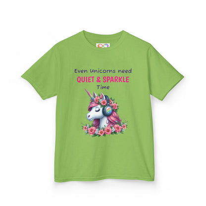 Unicorn Kids Tee – Colourful Cotton T-Shirt Celebrating Quiet Strength & Neurodivergent Joy