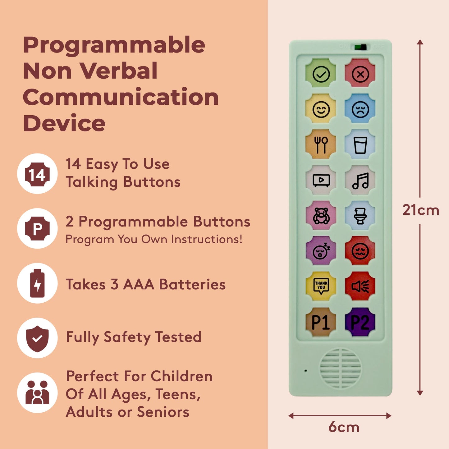 AAC Communication Device For Speech Therapy