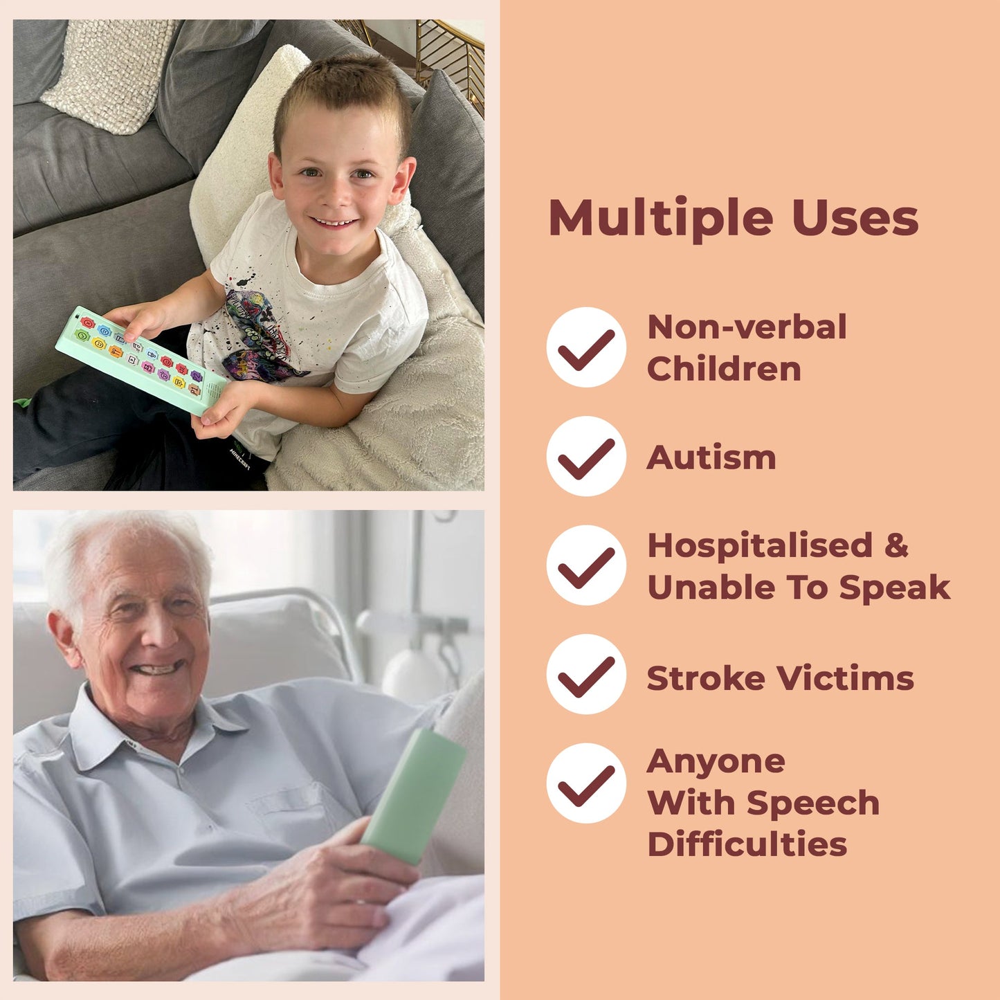 AAC Communication Device For Speech Therapy