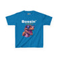Dinosaur Boss Tee – Colourful Kids Cotton Shirt