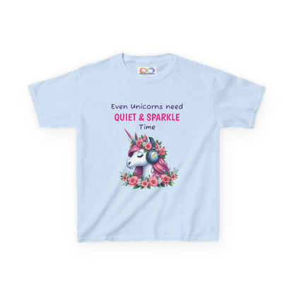 Unicorn Kids Tee – Colourful Cotton T-Shirt Celebrating Quiet Strength & Neurodivergent Joy