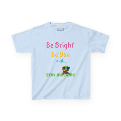 Be Bright Kids Tee – Colourful Cotton Shirt for Everyday Joy