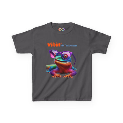 Vibin’ On The Spectrum Tee – Colourful Kids Graphic Shirt