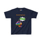 Dino Ear Defender Kids Tee – Sensory-Friendly Cotton T-Shirt for Expressive Style