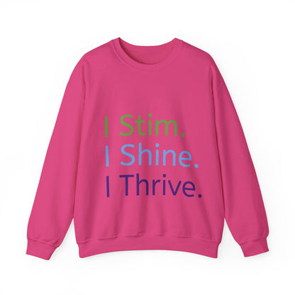 Empowerment Unisex Crewneck – Cosy Cotton Sweatshirt for Neurodivergent Joy
