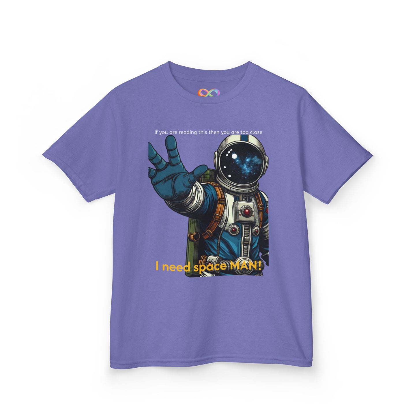 I Need Space Tee – Kids Cotton Shirt with Astronaut Graphic