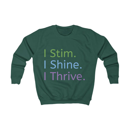 Empowering Kids Sweatshirt – Colourful Cotton Jumper Celebrating Neurodivergent Expression