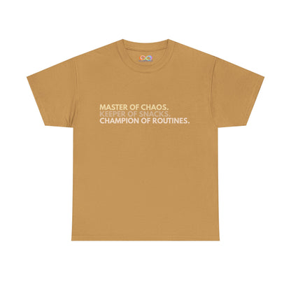 Master of Chaos Tee – Unisex Cotton Statement Shirt