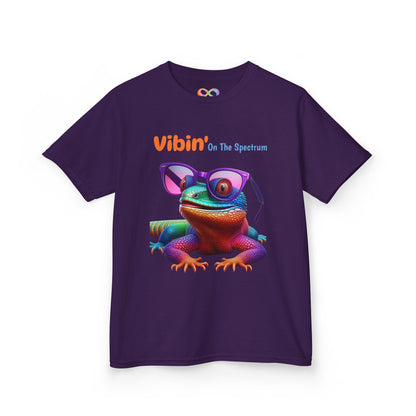Vibin’ On The Spectrum Tee – Colourful Kids Graphic Shirt