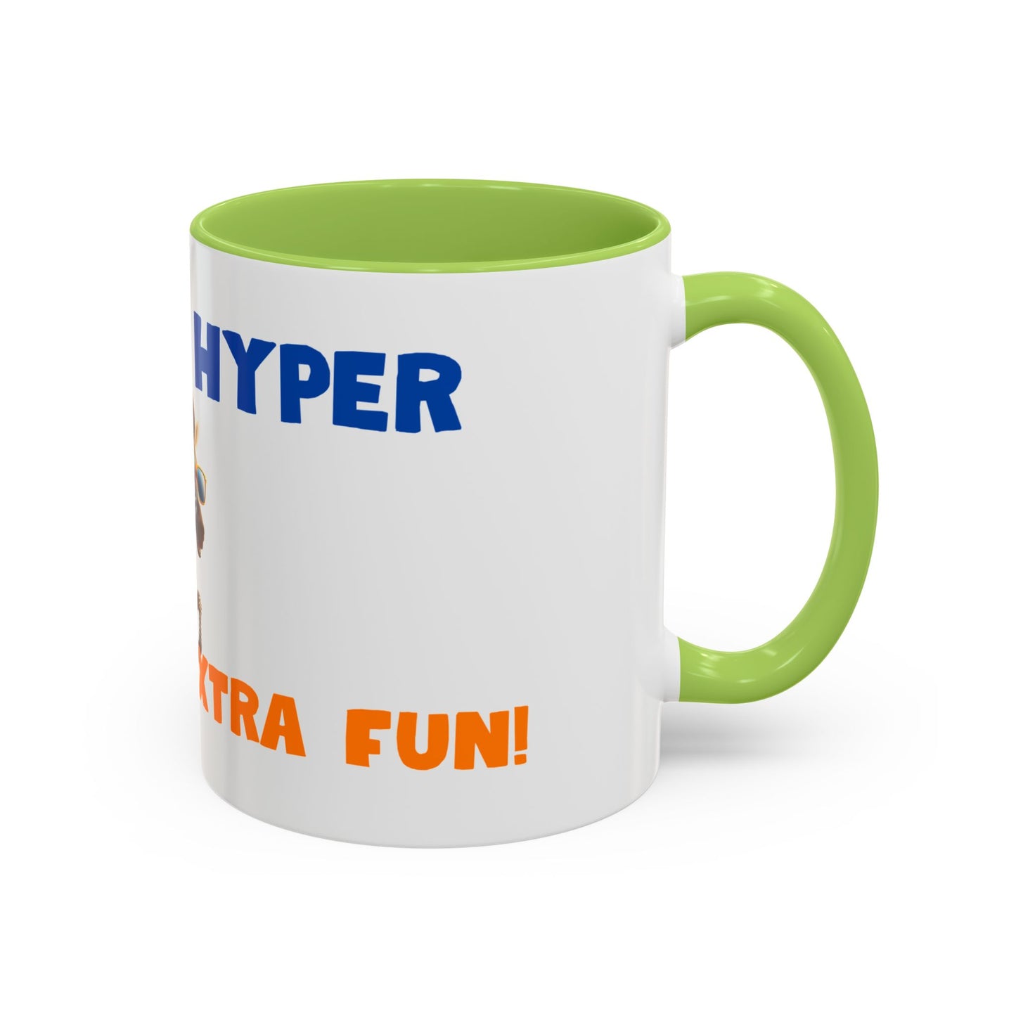 Colourful Ceramic Cup Celebrating Neurodivergent Energy