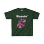 Dinosaur Boss Tee – Colourful Kids Cotton Shirt