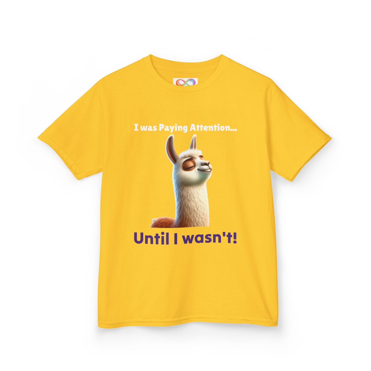 Attention Shift Kids Tee – Colourful Cotton T-Shirt for Neurodivergent Expression