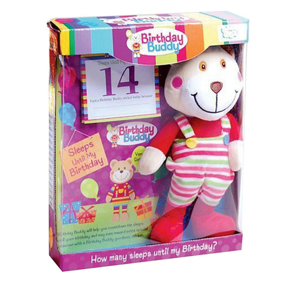 Birthday Buddy Count Down Bear – Sensory-Friendly Celebration Companion (Boy)