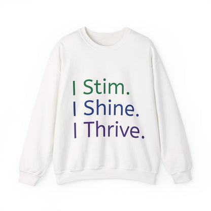 Empowerment Unisex Crewneck – Cosy Cotton Sweatshirt for Neurodivergent Joy