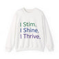 Empowerment Unisex Crewneck – Cosy Cotton Sweatshirt for Neurodivergent Joy