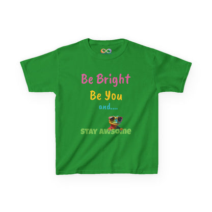 Be Bright Kids Tee – Colourful Cotton Shirt for Everyday Joy