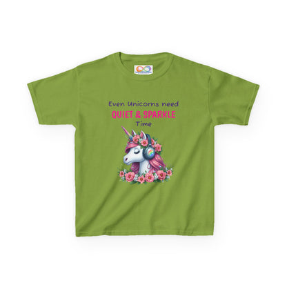 Unicorn Kids Tee – Colourful Cotton T-Shirt Celebrating Quiet Strength & Neurodivergent Joy
