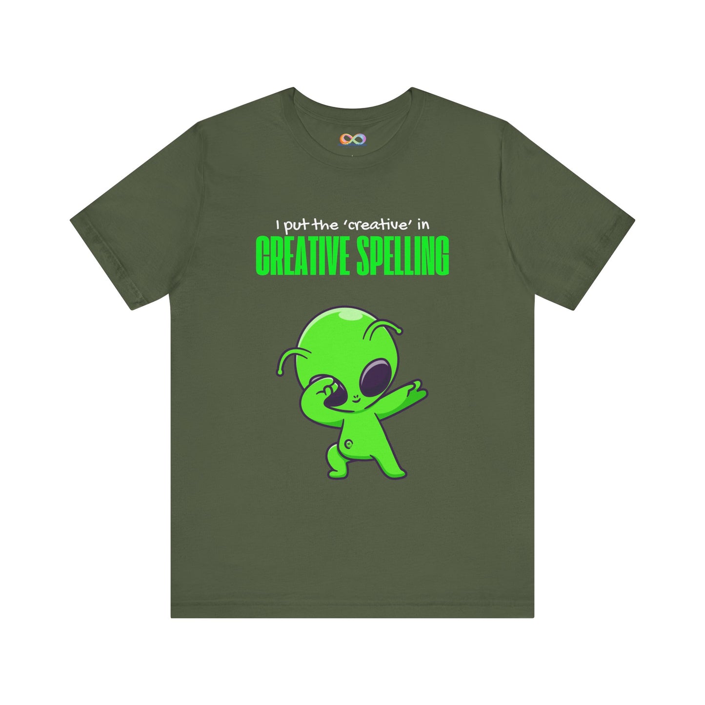 I Pur the 'creative' in creative spelling Unisex Jersey Tee