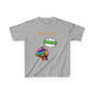 Dino Ear Defender Kids Tee – Sensory-Friendly Cotton T-Shirt for Expressive Style