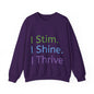 Empowerment Unisex Crewneck – Cosy Cotton Sweatshirt for Neurodivergent Joy