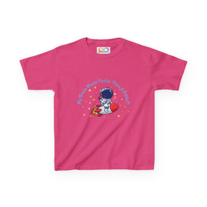Astronaut Kids Tee – Colourful Cotton T-Shirt for Neurodivergent Joy & Fast-Moving Minds