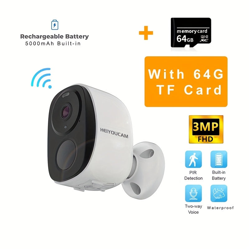 HEIYOUCAM  Wireless Battery Security Camera,