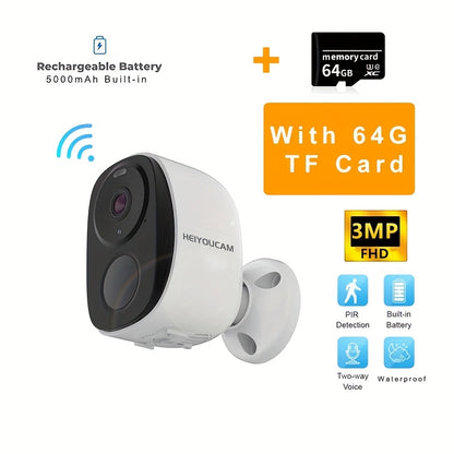 HEIYOUCAM  Wireless Battery Security Camera,