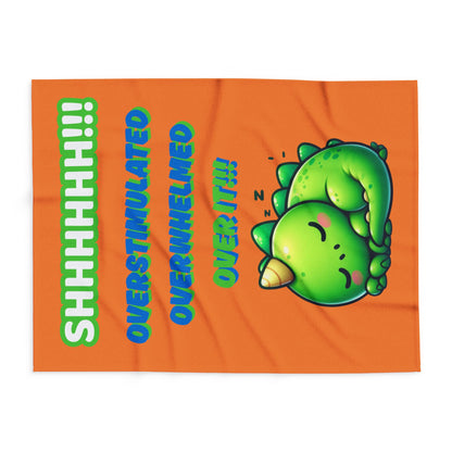 Cute Dinosaur Fleece Blanket – Colourful, Soft Throw for Children & Home