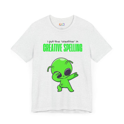 I Pur the 'creative' in creative spelling Unisex Jersey Tee