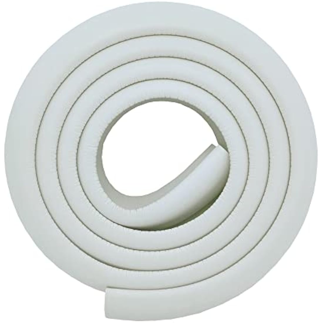 L-Shape Furniture Edge Protectors 2m - Extra Thick Foam Safety Bumper Guard (Off White)
