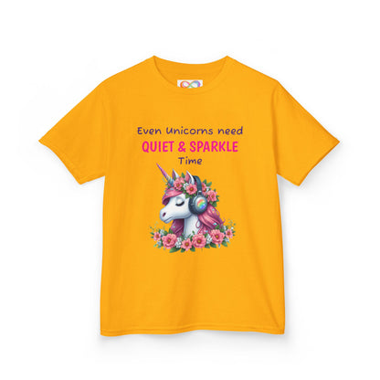 Unicorn Kids Tee – Colourful Cotton T-Shirt Celebrating Quiet Strength & Neurodivergent Joy