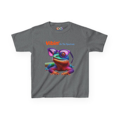 Vibin’ On The Spectrum Tee – Colourful Kids Graphic Shirt